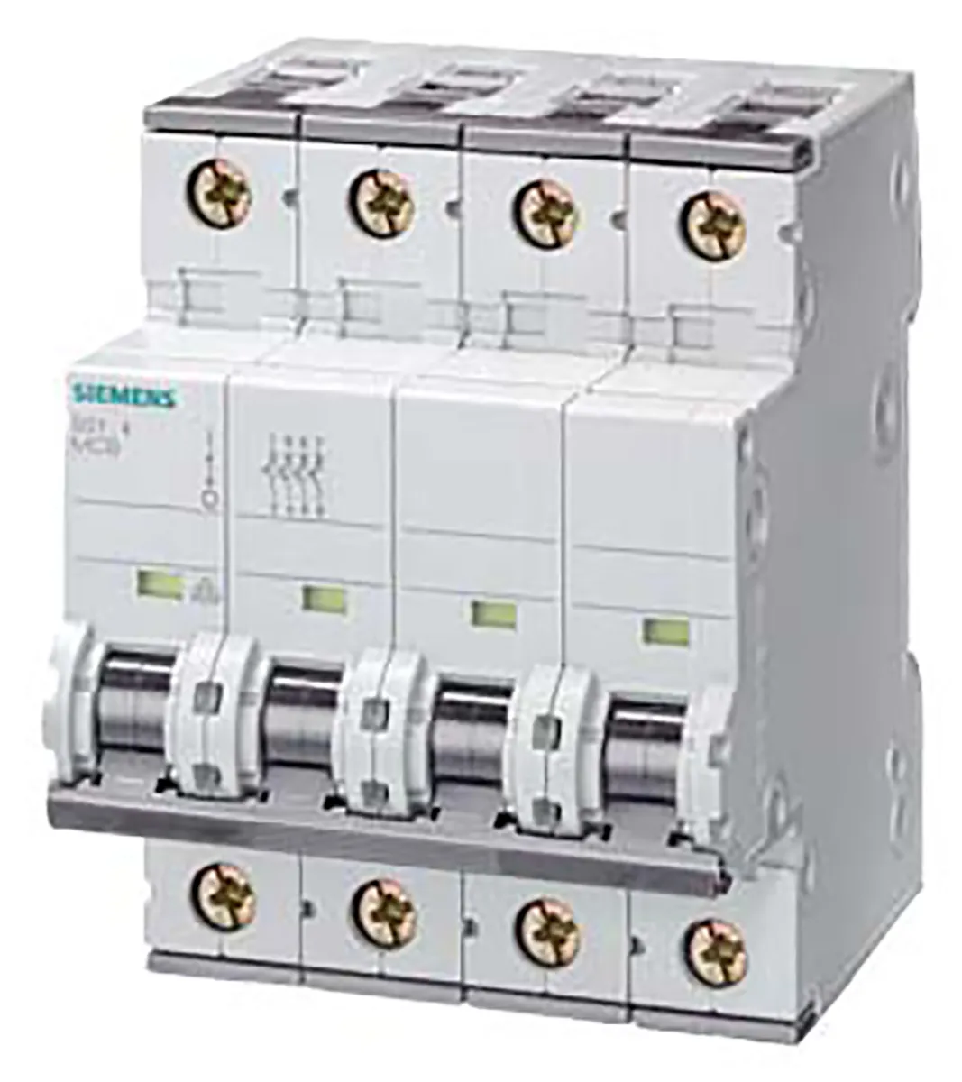 Interruttore magnetotermico Siemens, 4P 20A 10 kA, Tipo D