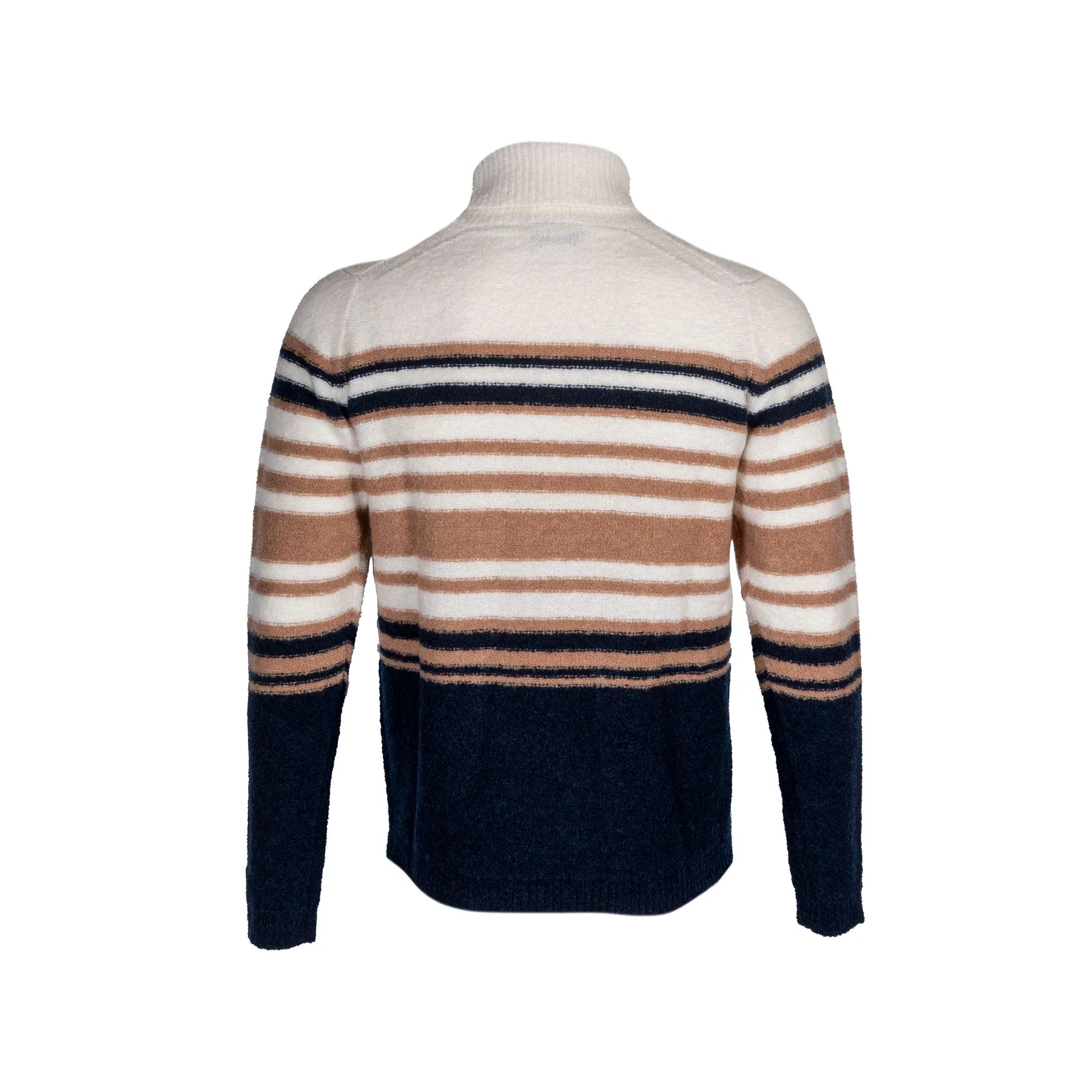 IRISH CRONE MAGLIONE DOLCEVITA A RIGHE 