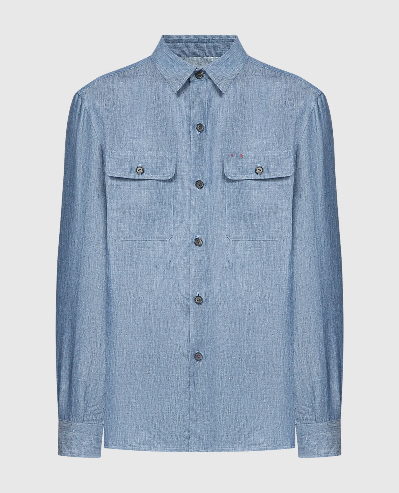 ISAIA Camicia di lino OSH00997600