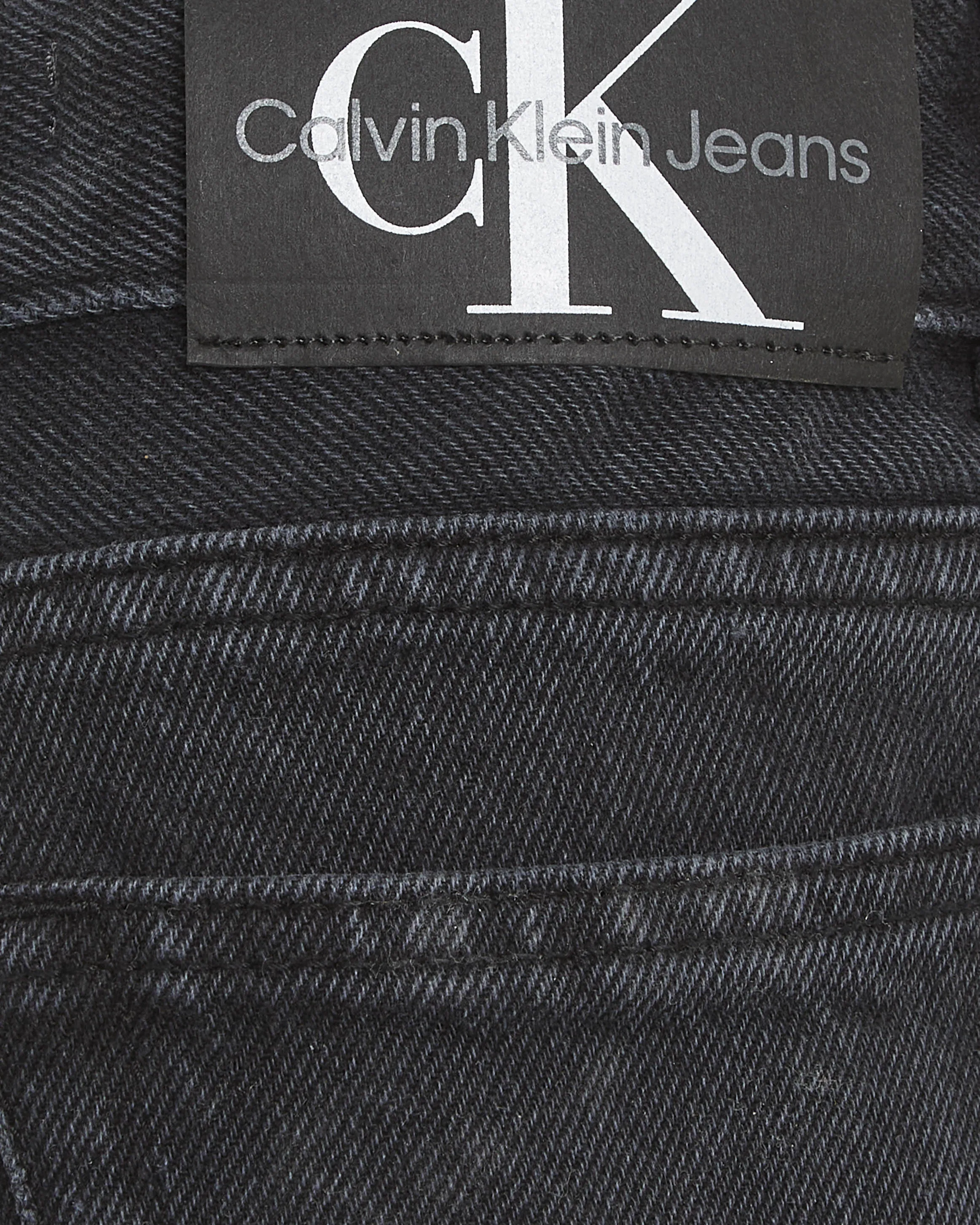 Jeans cargo nero in puro cotone 10-16 anni