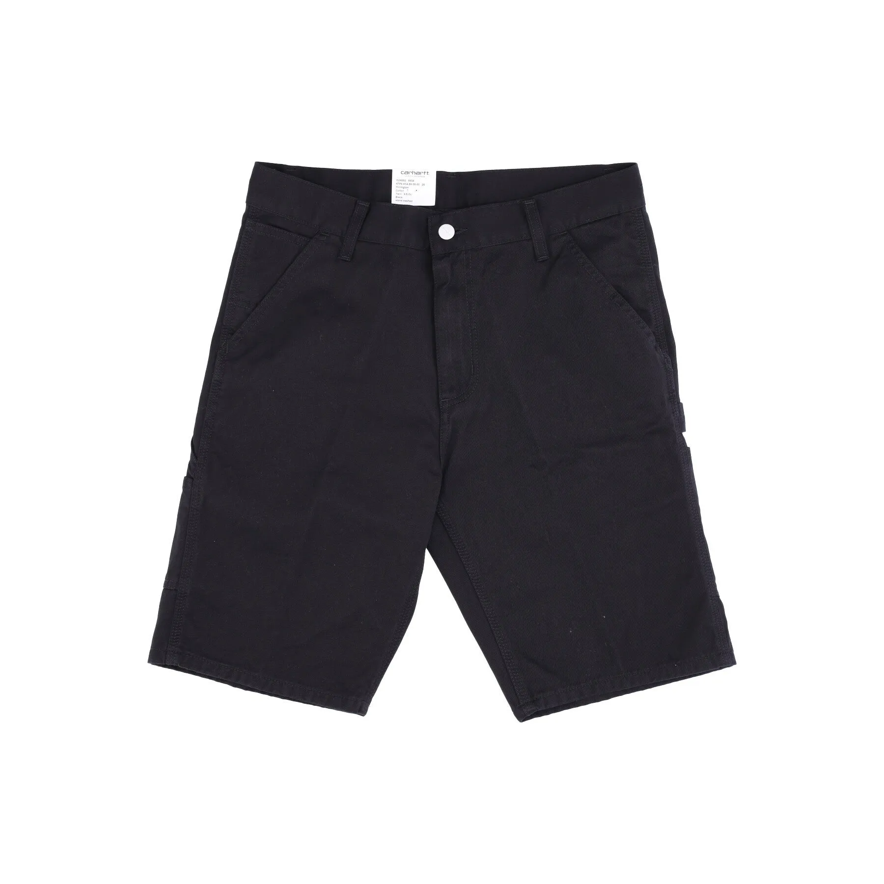 Jeans Corto Uomo Ruck Single Knee Short Black Stone Washed