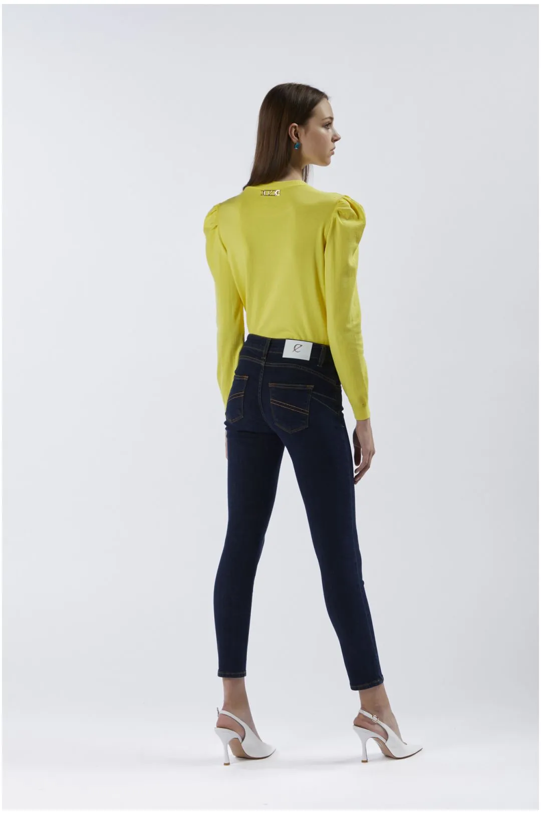 jeans denim skinny super stretch indaco