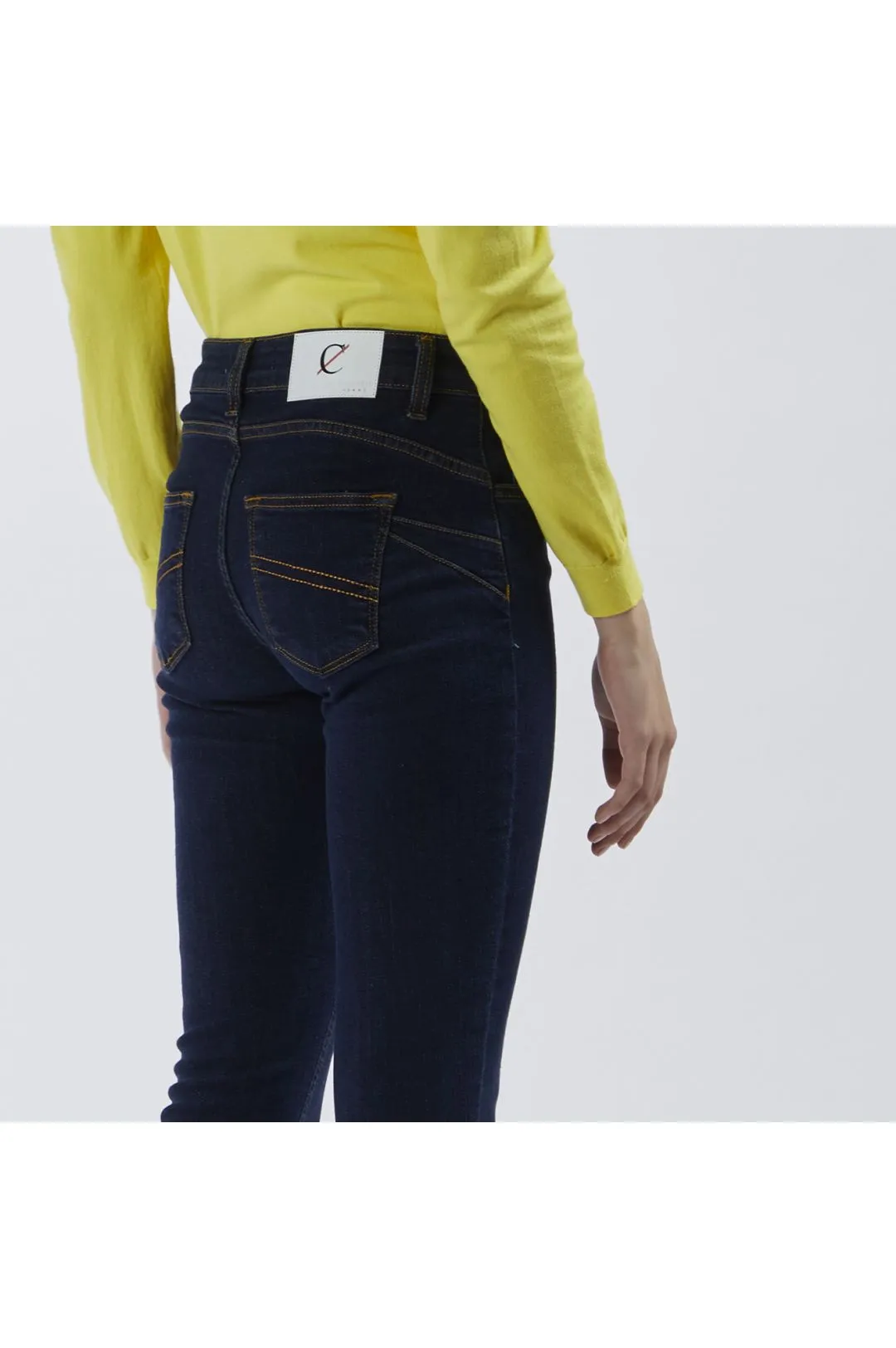 jeans denim skinny super stretch indaco