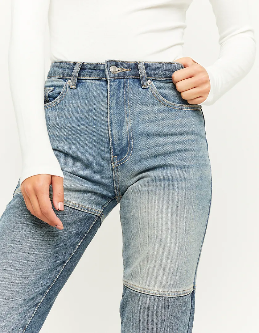 Jeans Mom a Vita Alta  
