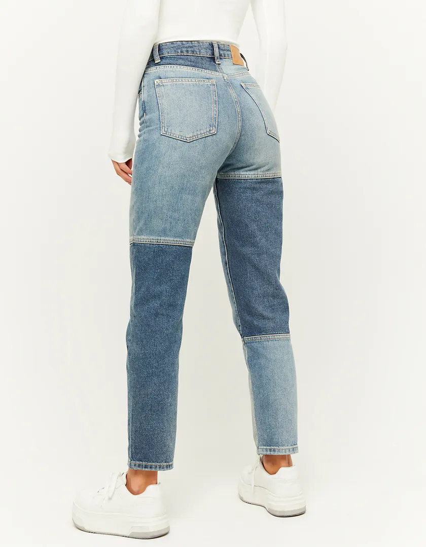 Jeans Mom a Vita Alta  