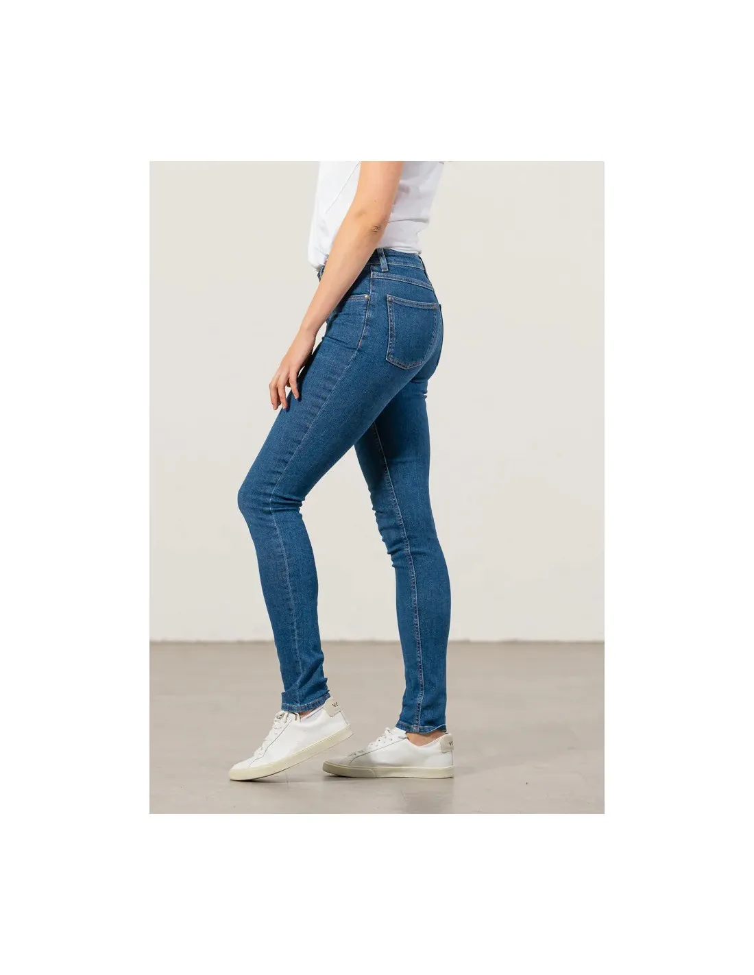 JEANS SKINNY IN COTONE BIOLOGICO "HANNA"