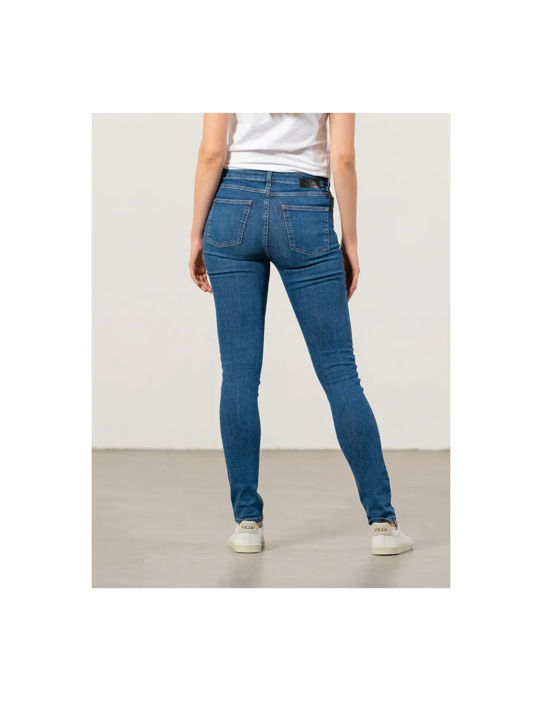 JEANS SKINNY IN COTONE BIOLOGICO "HANNA"