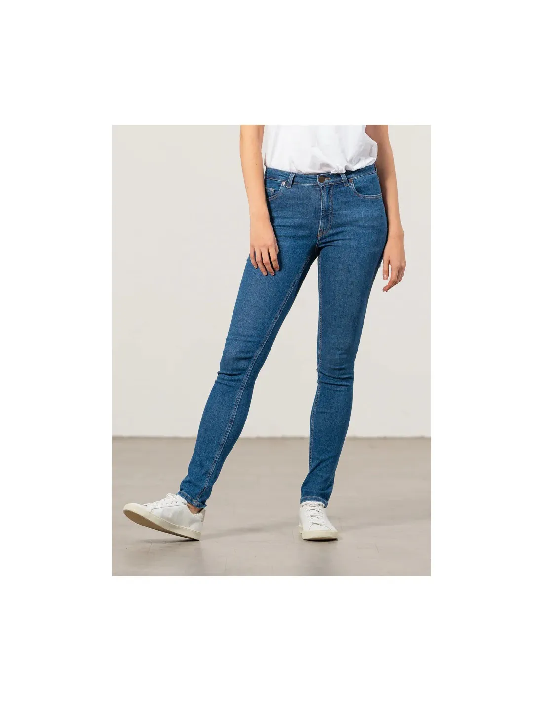 JEANS SKINNY IN COTONE BIOLOGICO "HANNA"