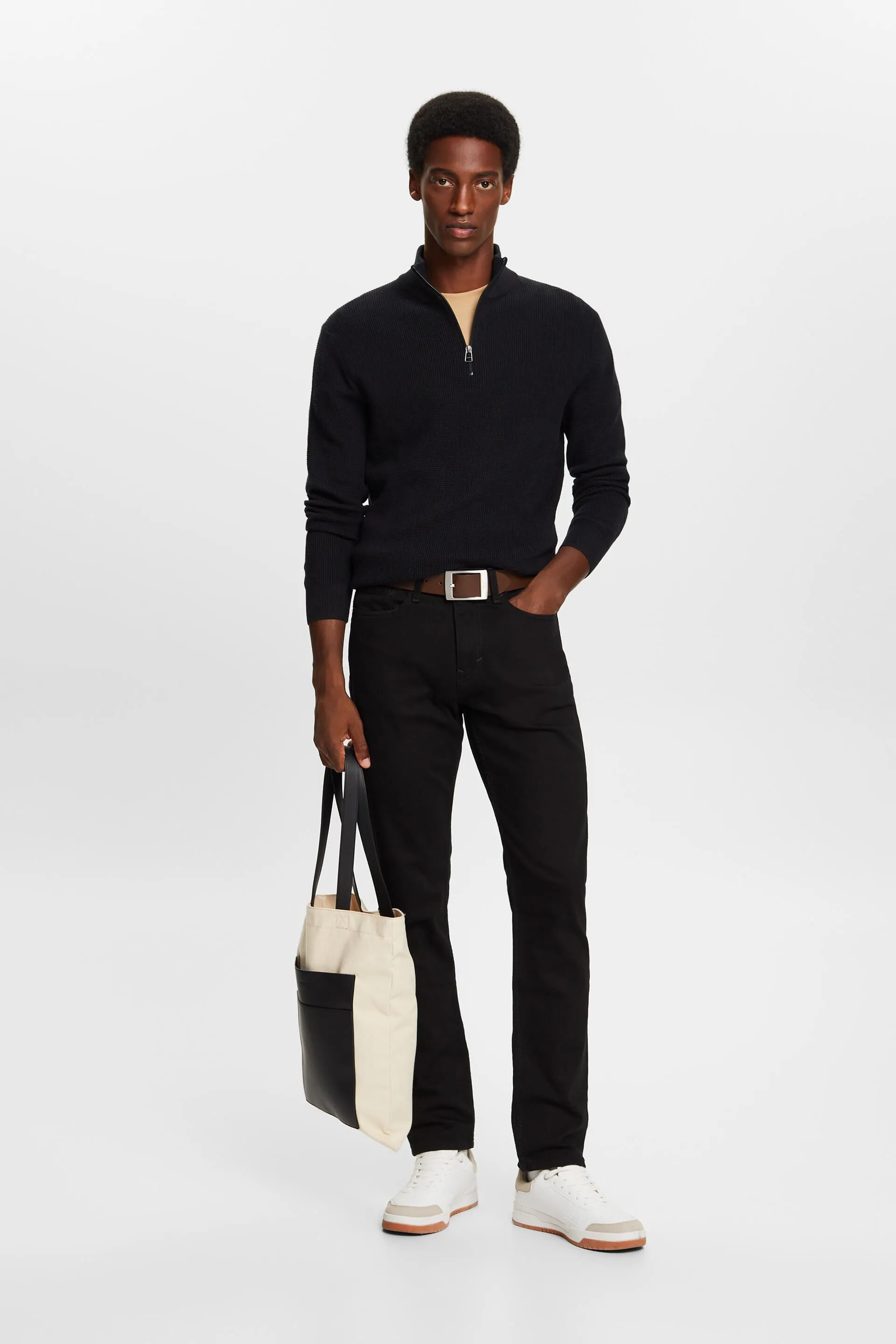 Jeans Slim Fit a vita media