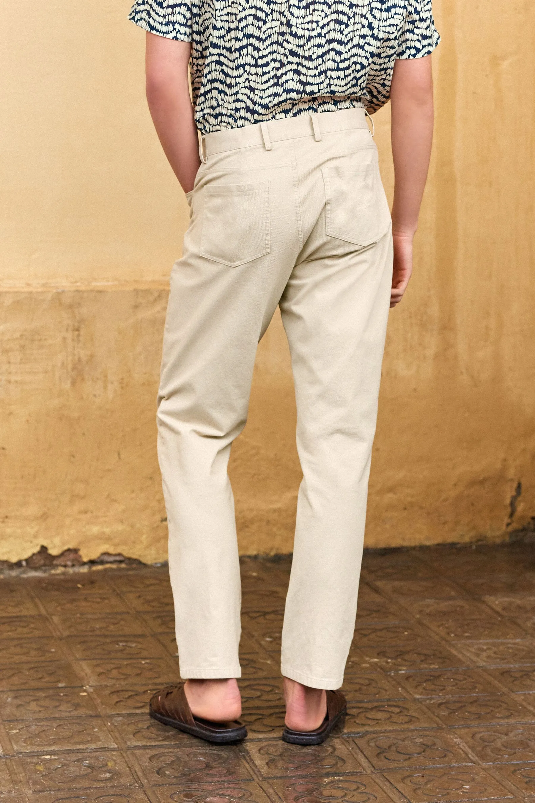 Jeans testurizzati Pantaloni elasticizzati