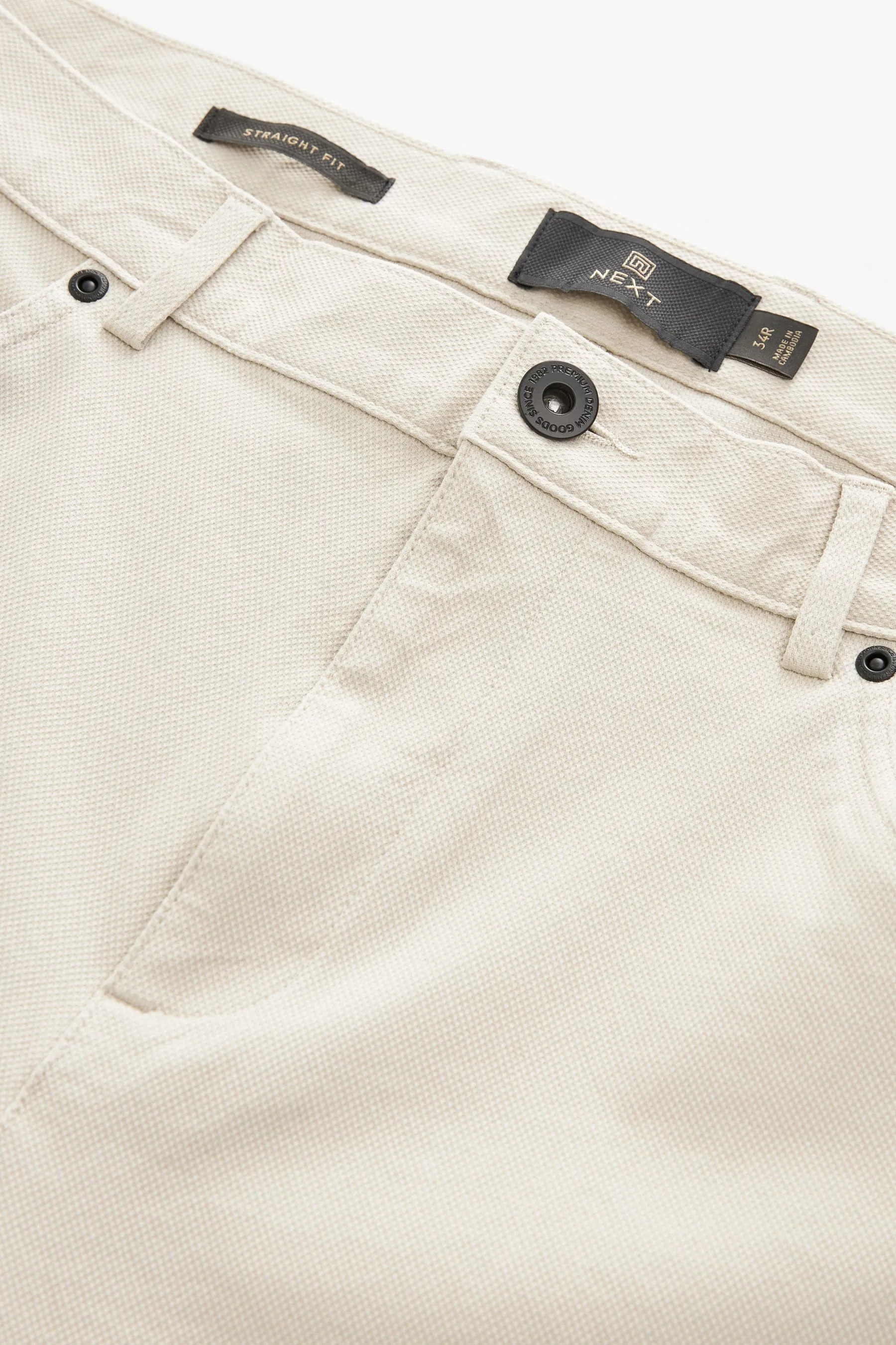 Jeans testurizzati Pantaloni elasticizzati