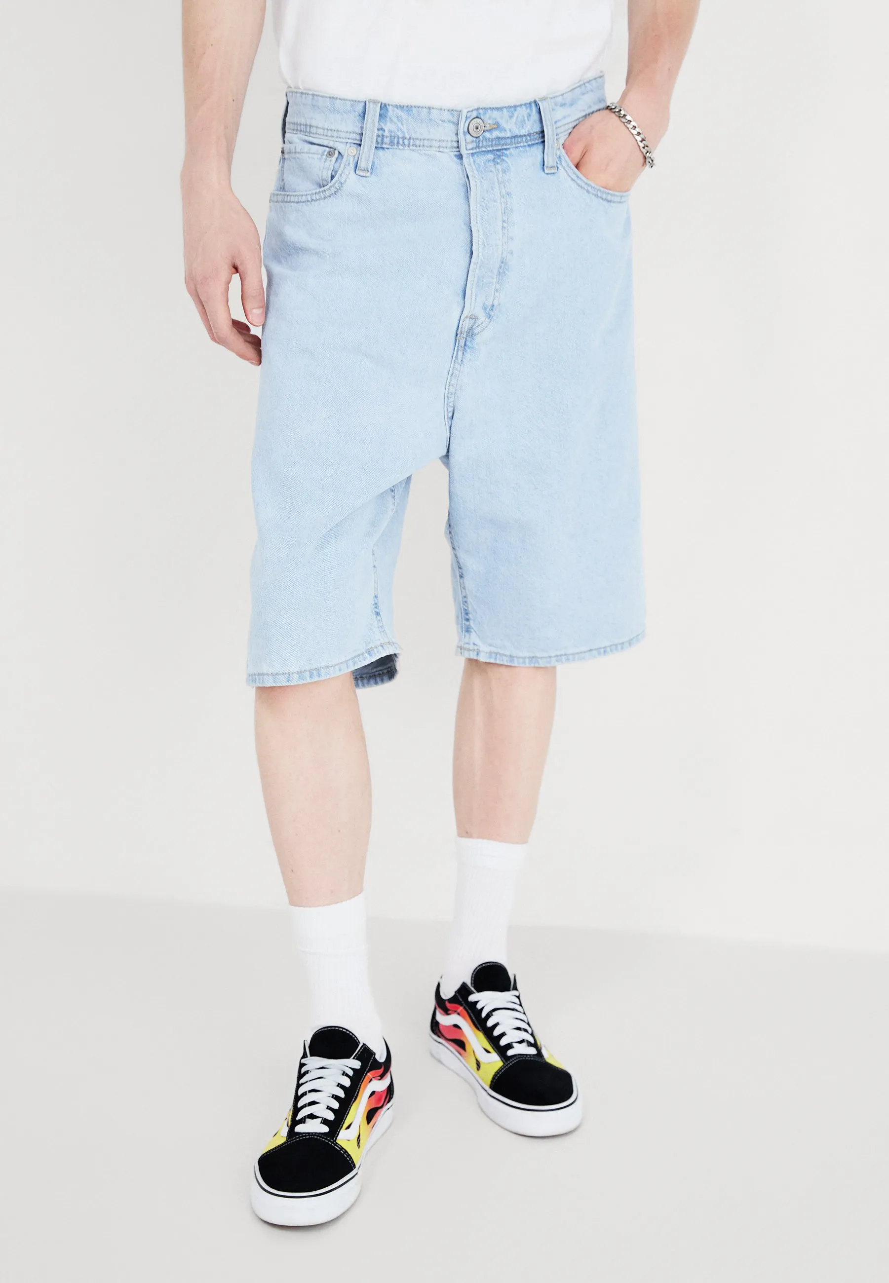 JJIRON JJORIGINAL - Shorts di jeans