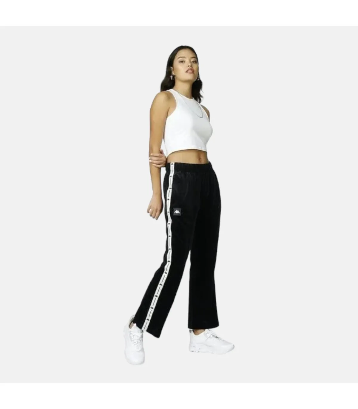 Kappa Donna Pantaloni Tuta In Ciniglia Authentic JPN Daly