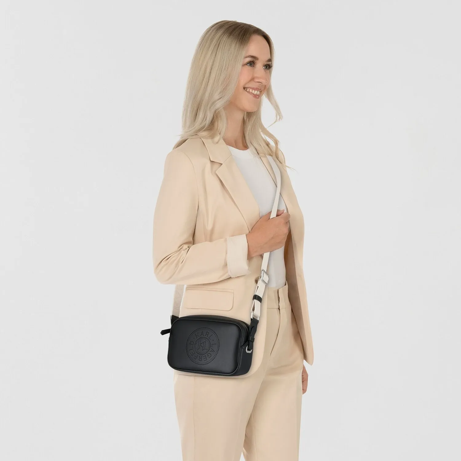 Karl Lagerfeld Circle Borsa a tracolla Pelle 20 cm