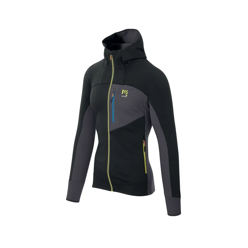Karpos MEZZODI HOODIE FLEECE  BLACK/DARK GREY