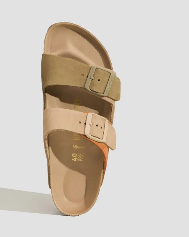 Klapki damskie Birkenstock Arizona Split 1019422-sandcastle-faded-khaki