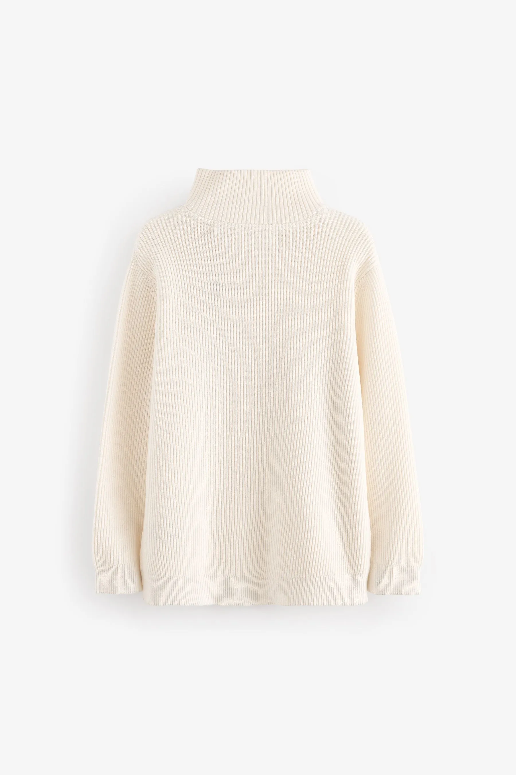Knitted Zip Neck Jumper (3-16yrs)    