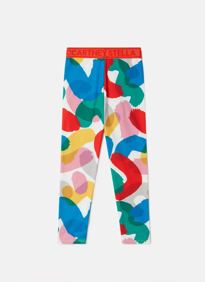 leggings fantasia multicolor