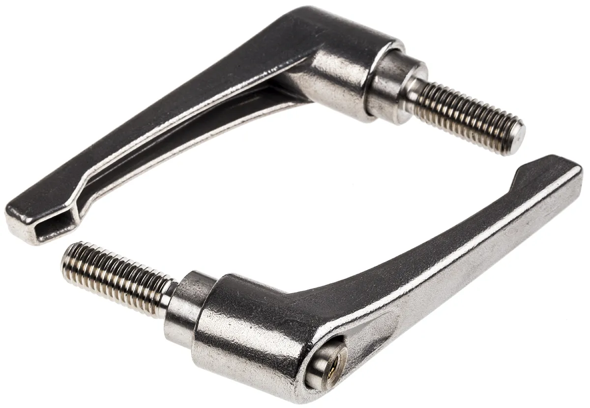 Leva di serraggio RS PRO Maschio, M12, L. inserto 32mm, in Acciaio inox