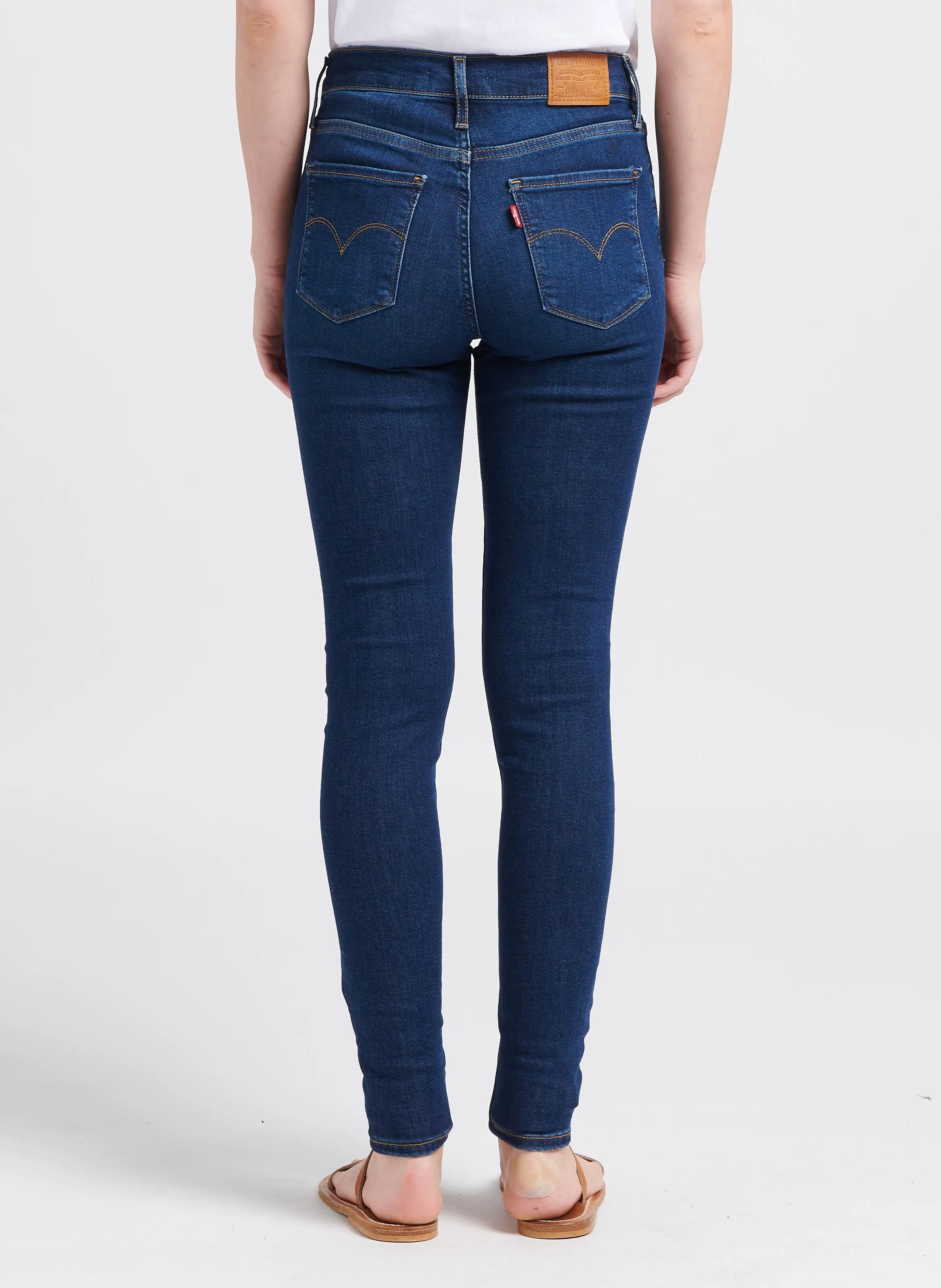 LEVI'S   720 HIRISE SUPER SKINNY - Jeans skinny a vita alta in misto cotone | Jeans slavati