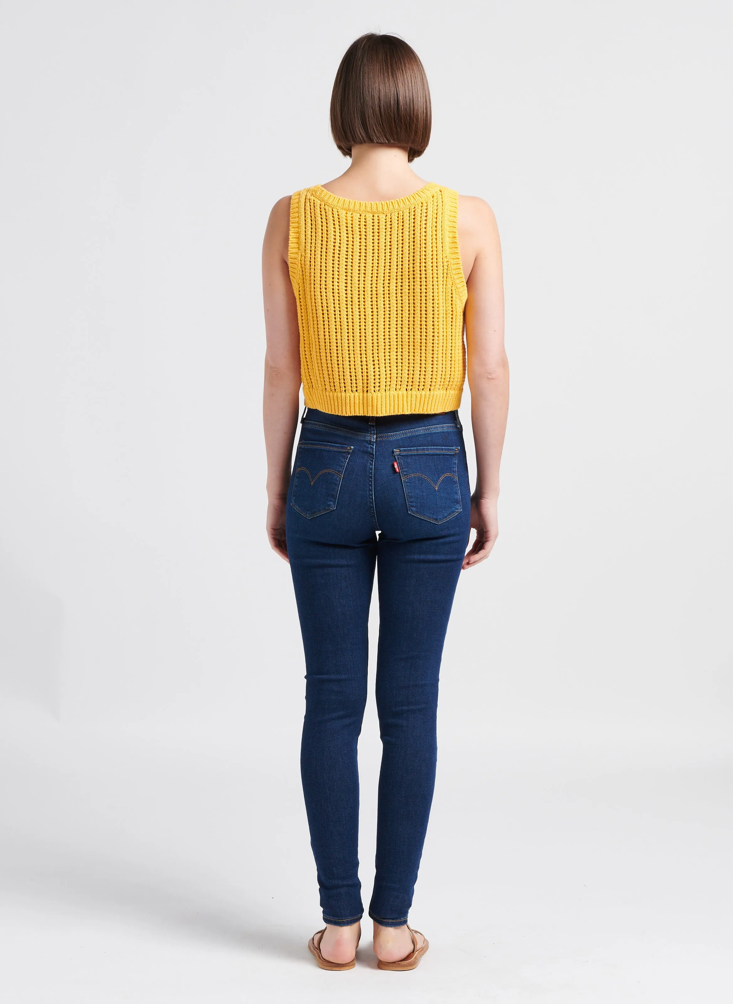  LEVI'S   720 HIRISE SUPER SKINNY - Jeans skinny a vita alta in misto cotone | Jeans slavati