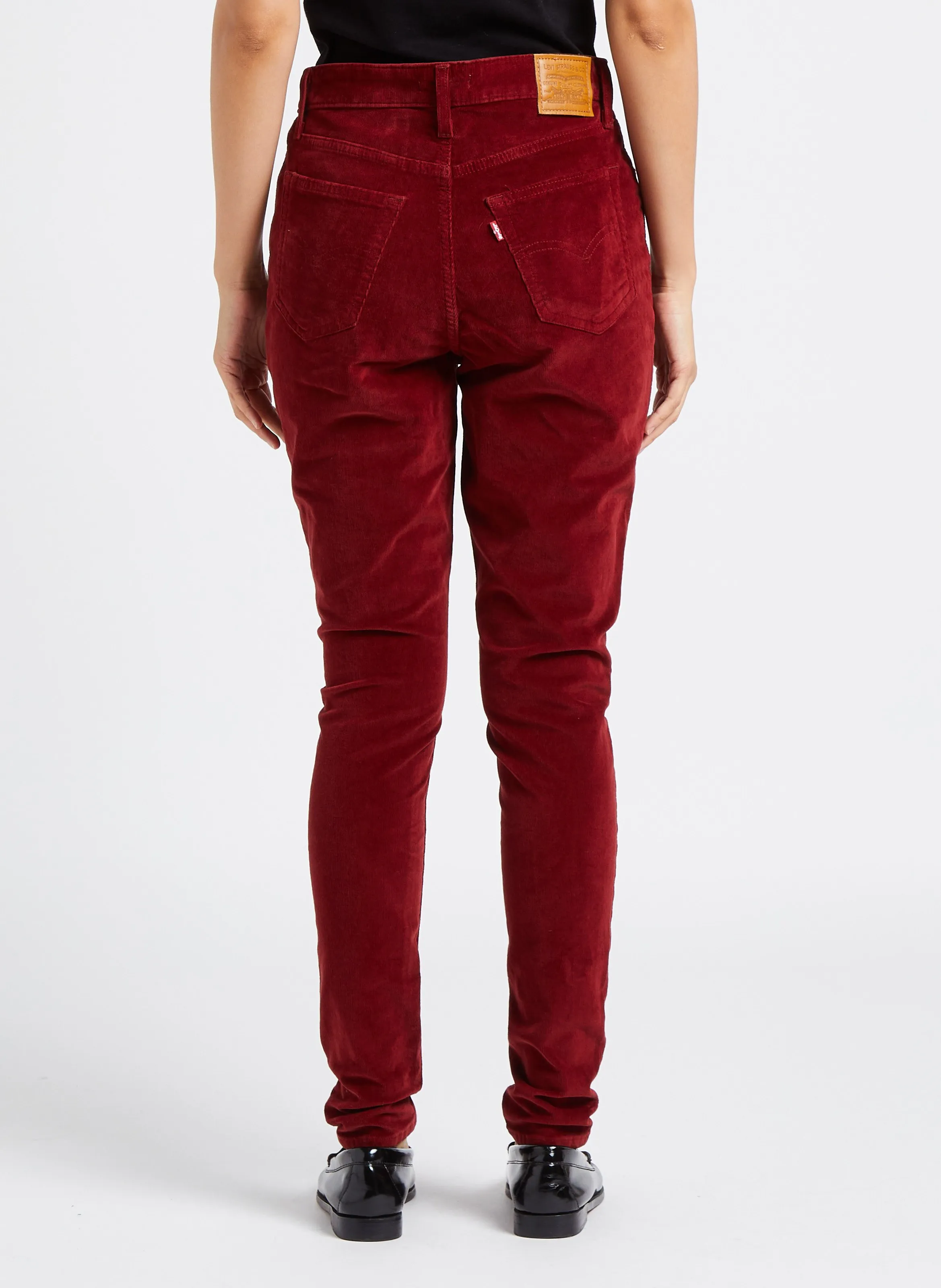  LEVI'S   721 HIGH RISE SKINNY - Pantaloni skinny in velluto a coste | Rosso