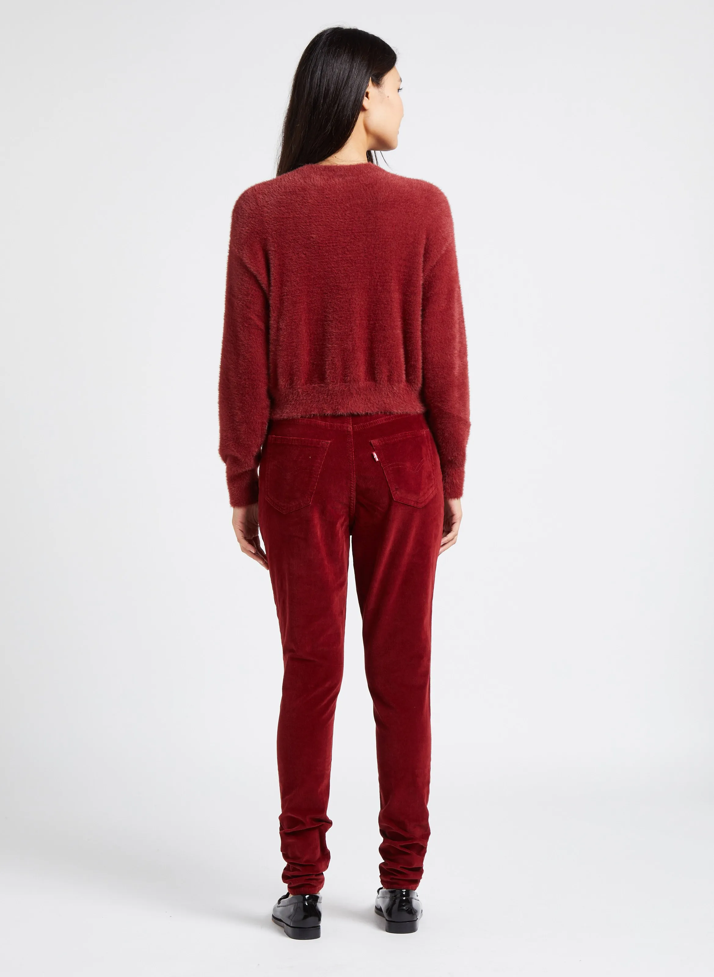  LEVI'S   721 HIGH RISE SKINNY - Pantaloni skinny in velluto a coste | Rosso