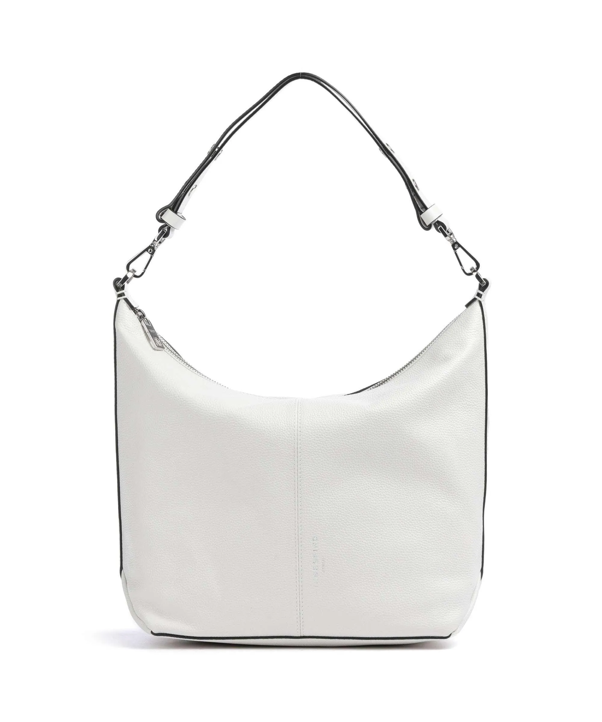  Liebeskind Paris 4 Small Pebble M Borsa hobo pelle di vacchetta grana bianco  