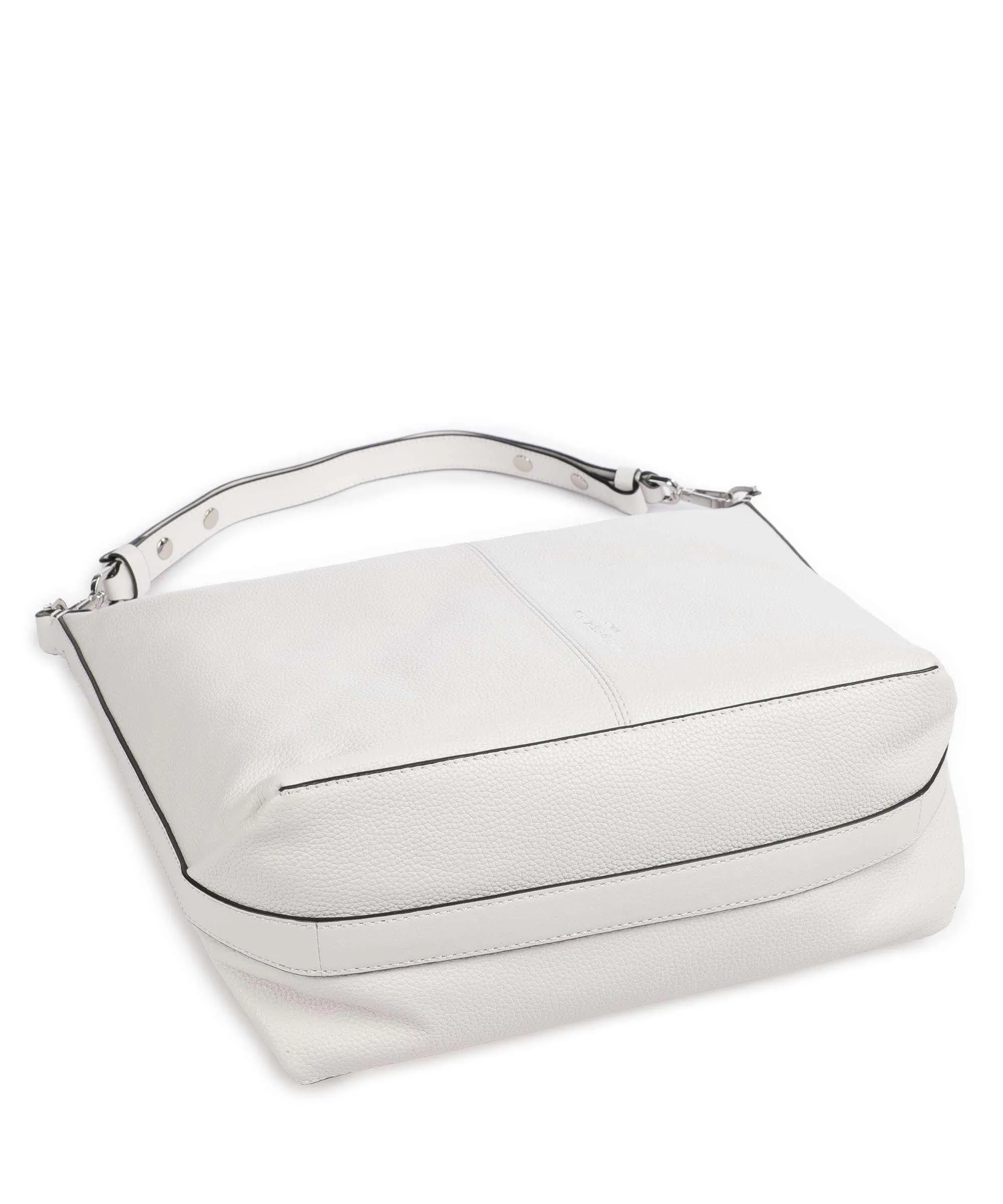  Liebeskind Paris 4 Small Pebble M Borsa hobo pelle di vacchetta grana bianco  