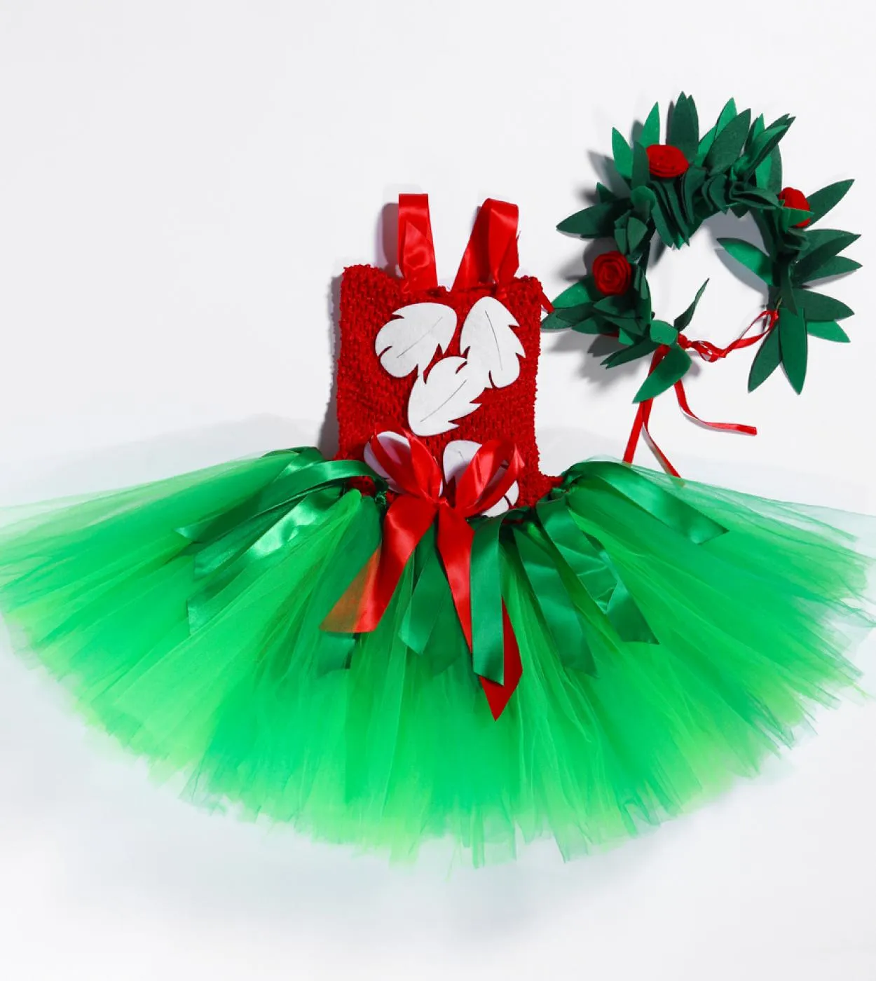 Lilo Tutu Dress For Baby Girl Christmas Halloween Costume Kids Abiti hawaiani per ragazze Abiti da principessa per feste con Ga