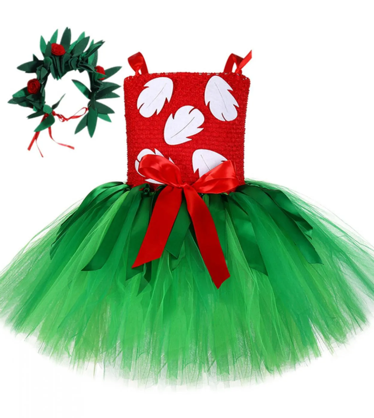 Lilo Tutu Dress For Baby Girl Christmas Halloween Costume Kids Abiti hawaiani per ragazze Abiti da principessa per feste con Ga