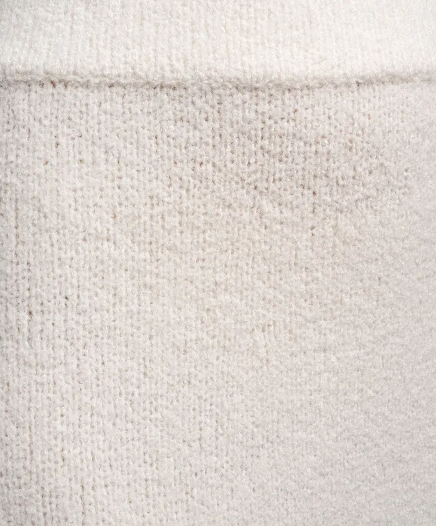 LISA YANG Gonna longuette Kael in cashmere bianco 2023261