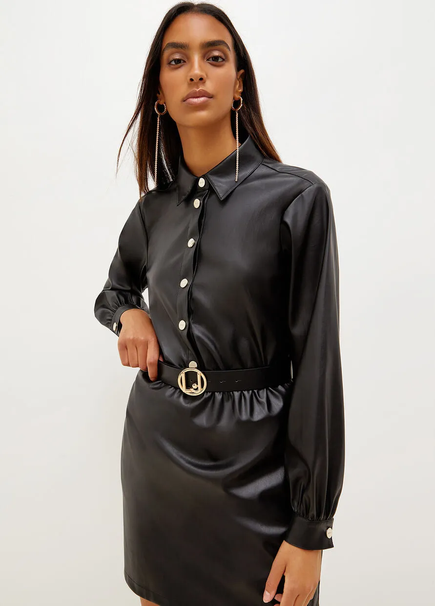 Liu Jo Leather Belt / Black
