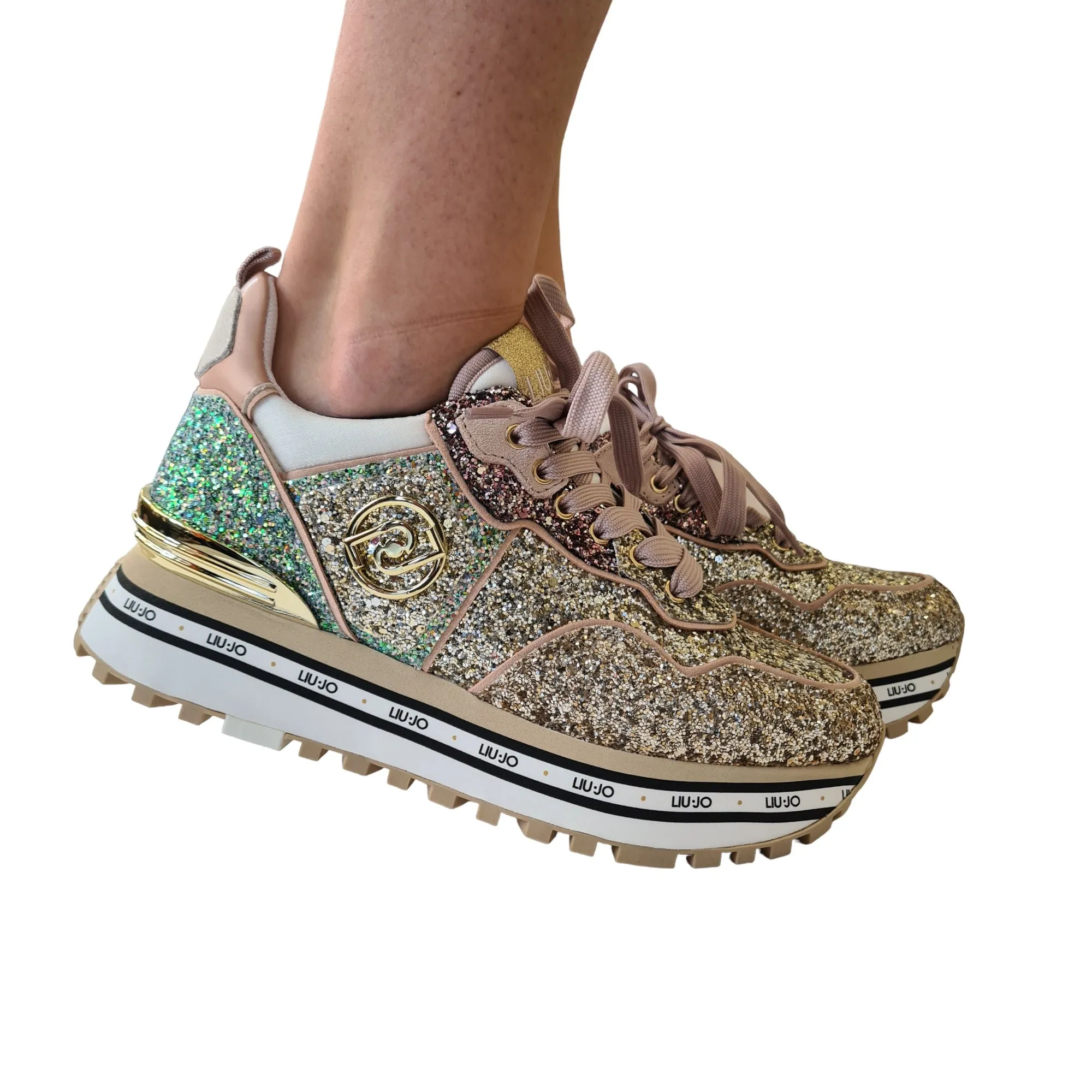Liu-Jo Sneakers Donna Glitter Multicolor Rif.767