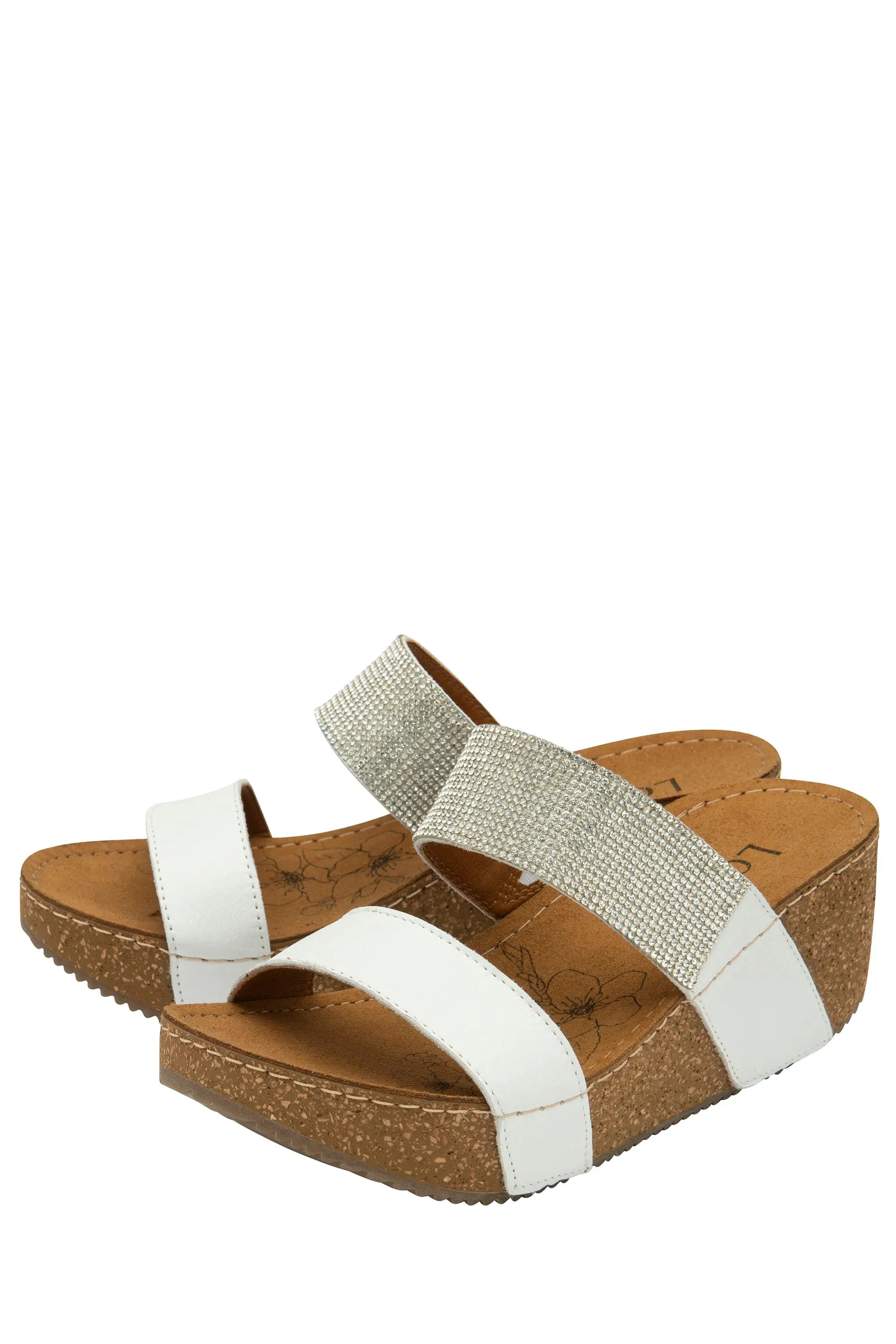 Lotus - Sandali a sabot con zeppa