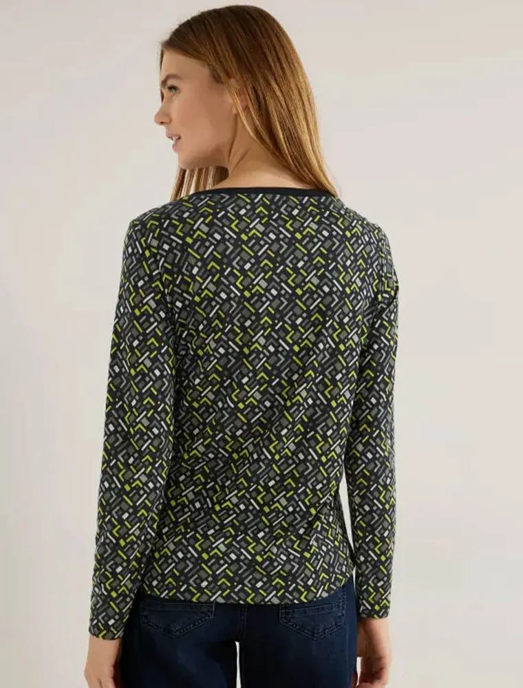 Maglia Manica Lunga Cecil - Kaki