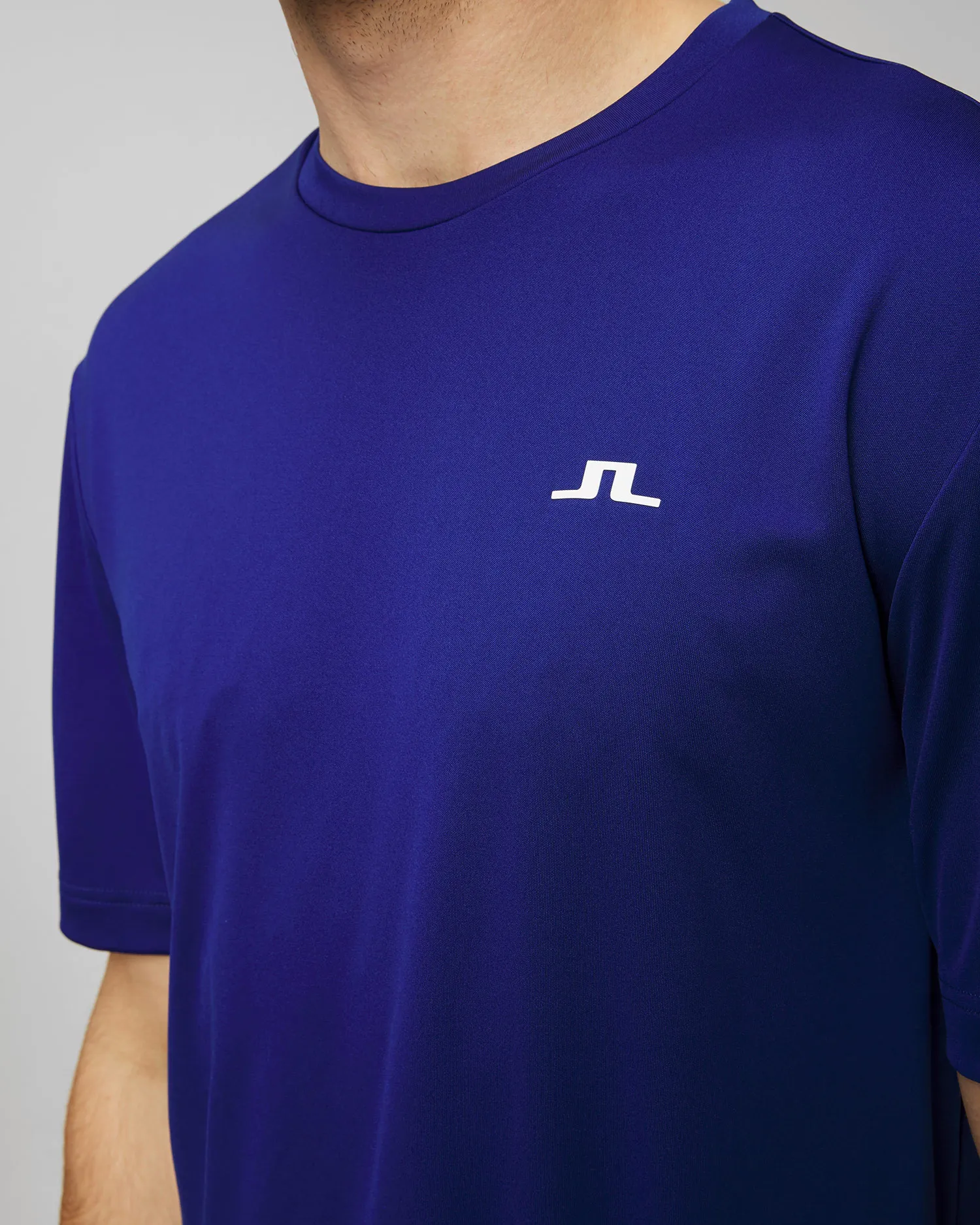 Maglietta blu da uomo J.Lindeberg Ade AMJT10044-o328