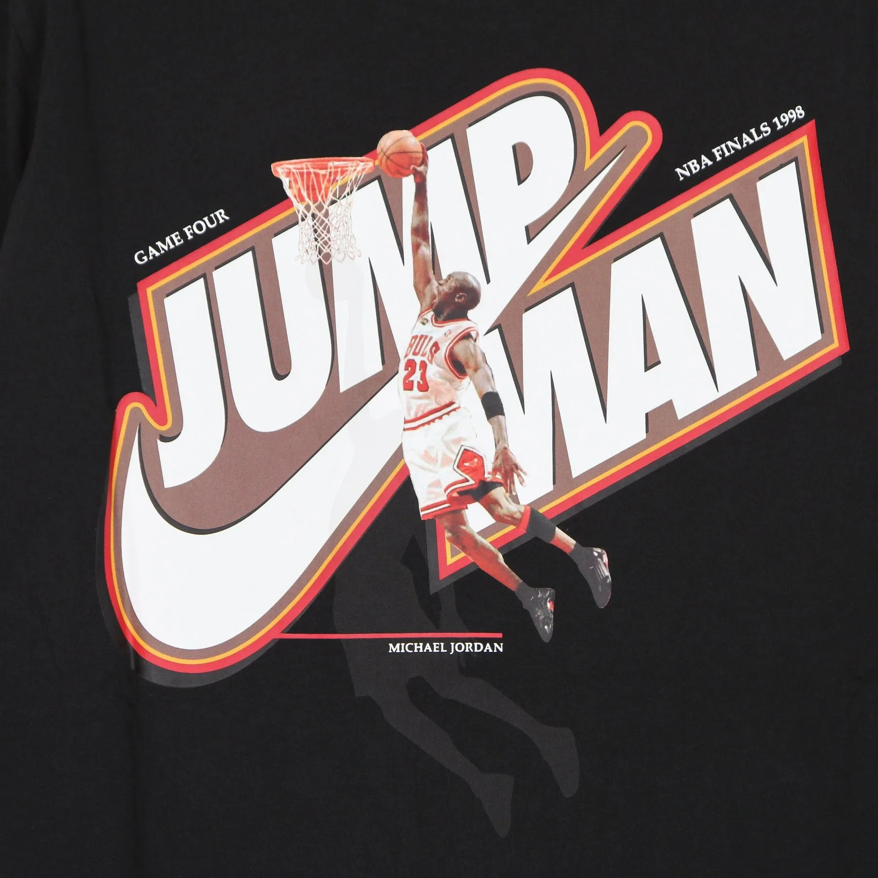 Maglietta Manica Lunga Uomo Jumpman L/s Tee Black/chile Red