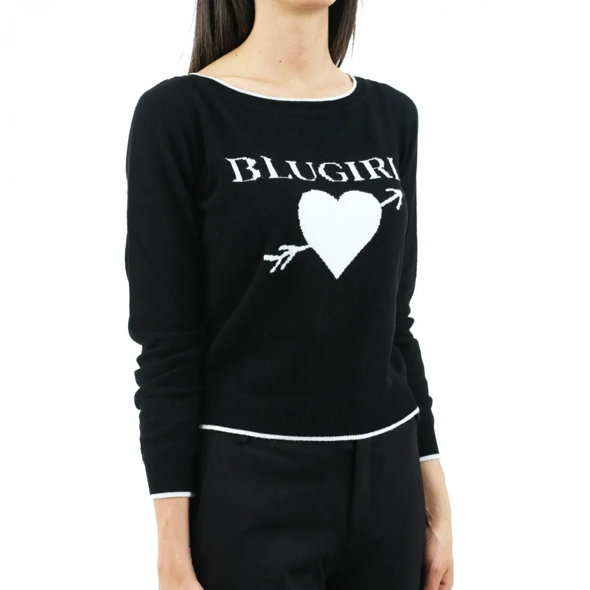 Maglione Con Logo, Nero
