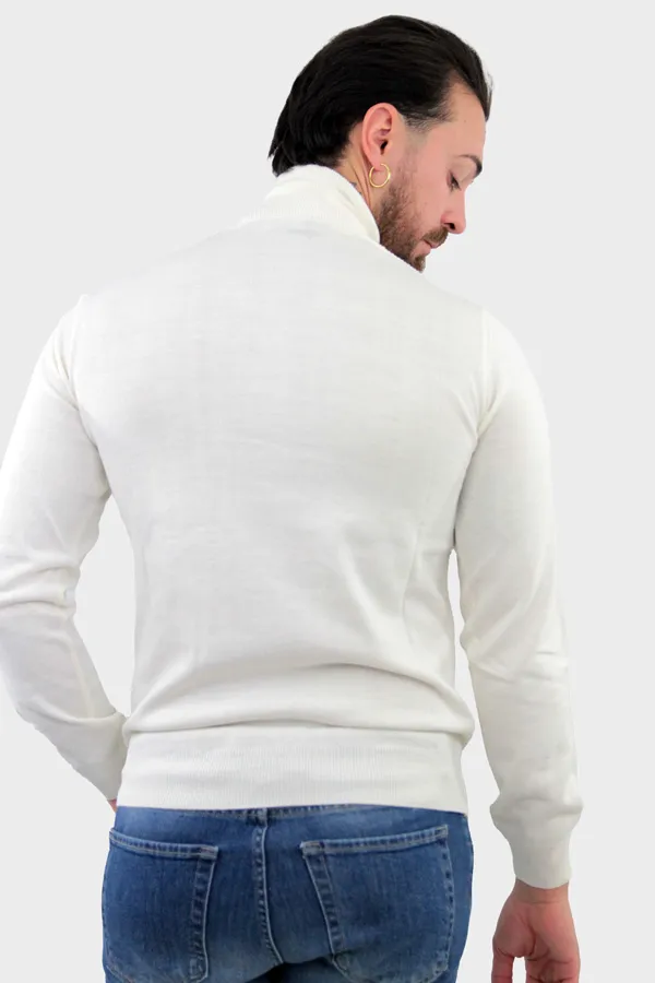 MAGLIONE DOLCEVITA DANIEL BIANCO PANNA 