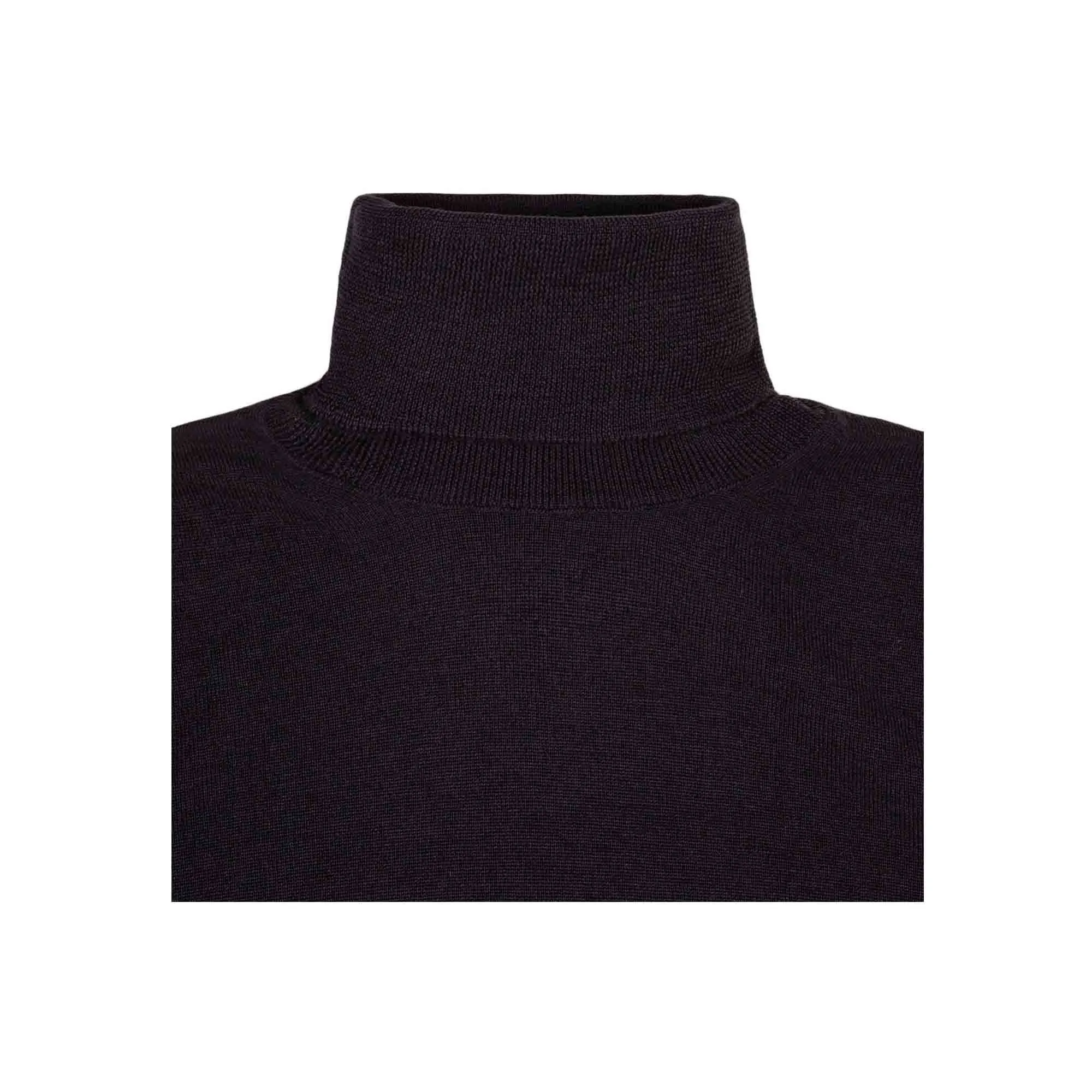 Maglione Dolcevita Lana Grigio Antracite