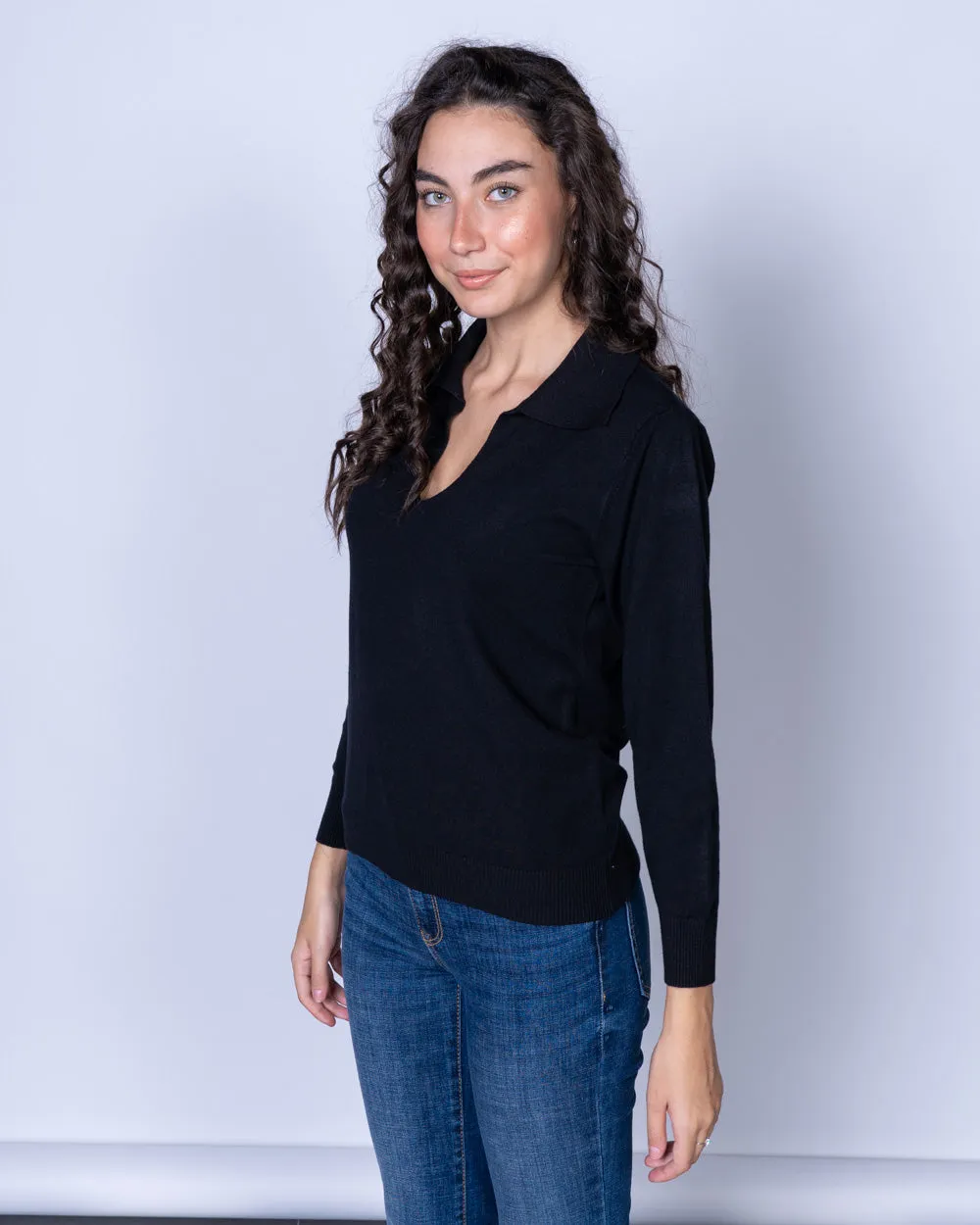MAGLIONE ELEKTRA NERO