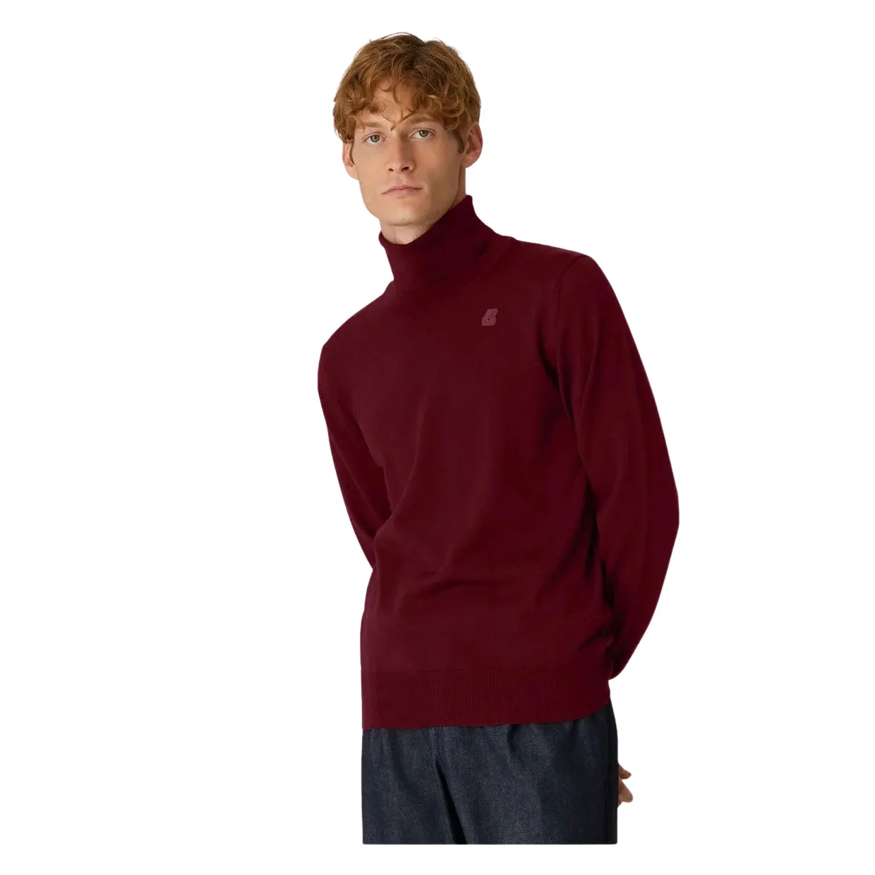 Maglione K-Way Henry Merino Bordeaux
