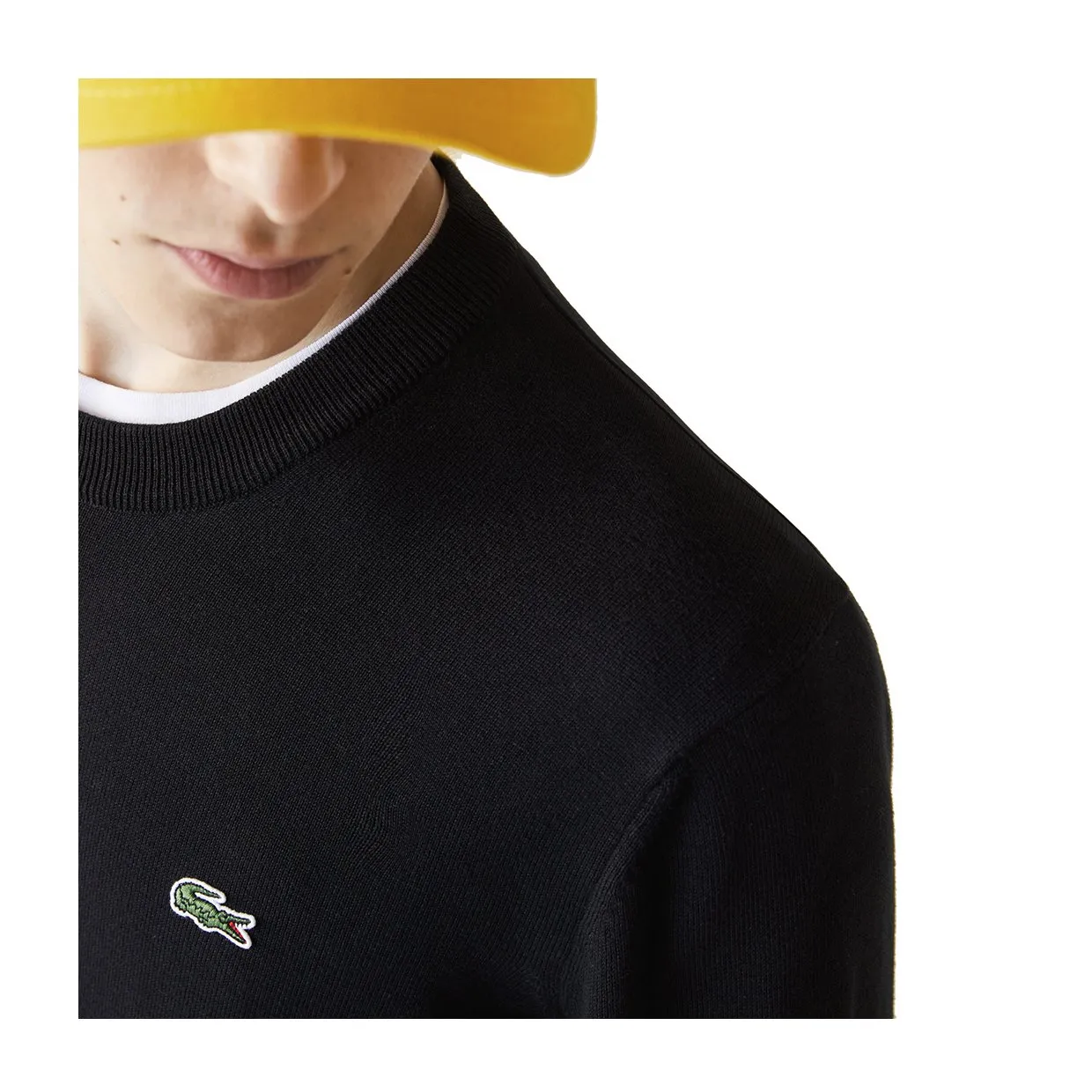Maglione Lacoste Girocollo Nero