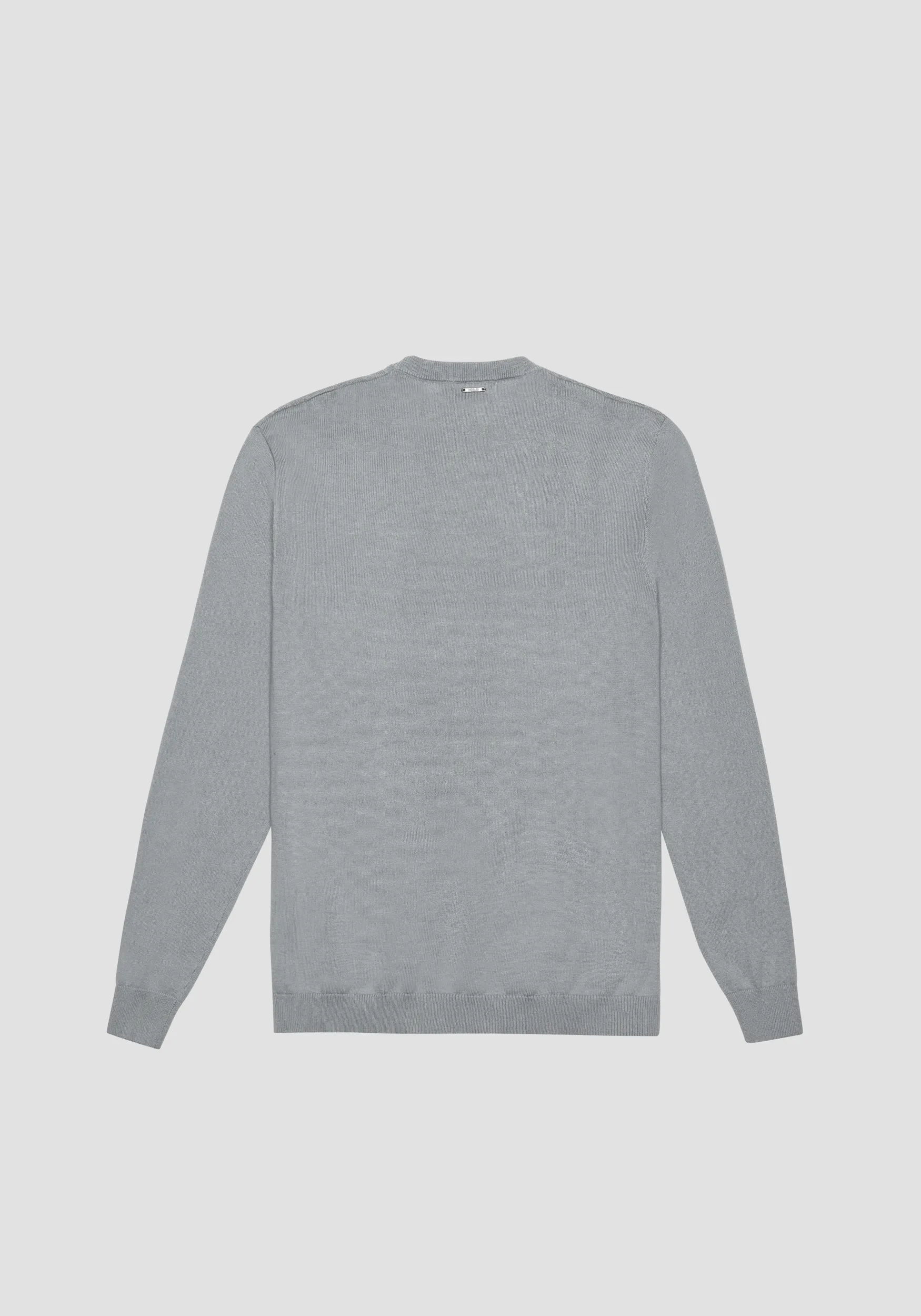 MAGLIONE REGULAR FIT IN MISTO LANA CON LAVORAZIONE GEOMETRICA