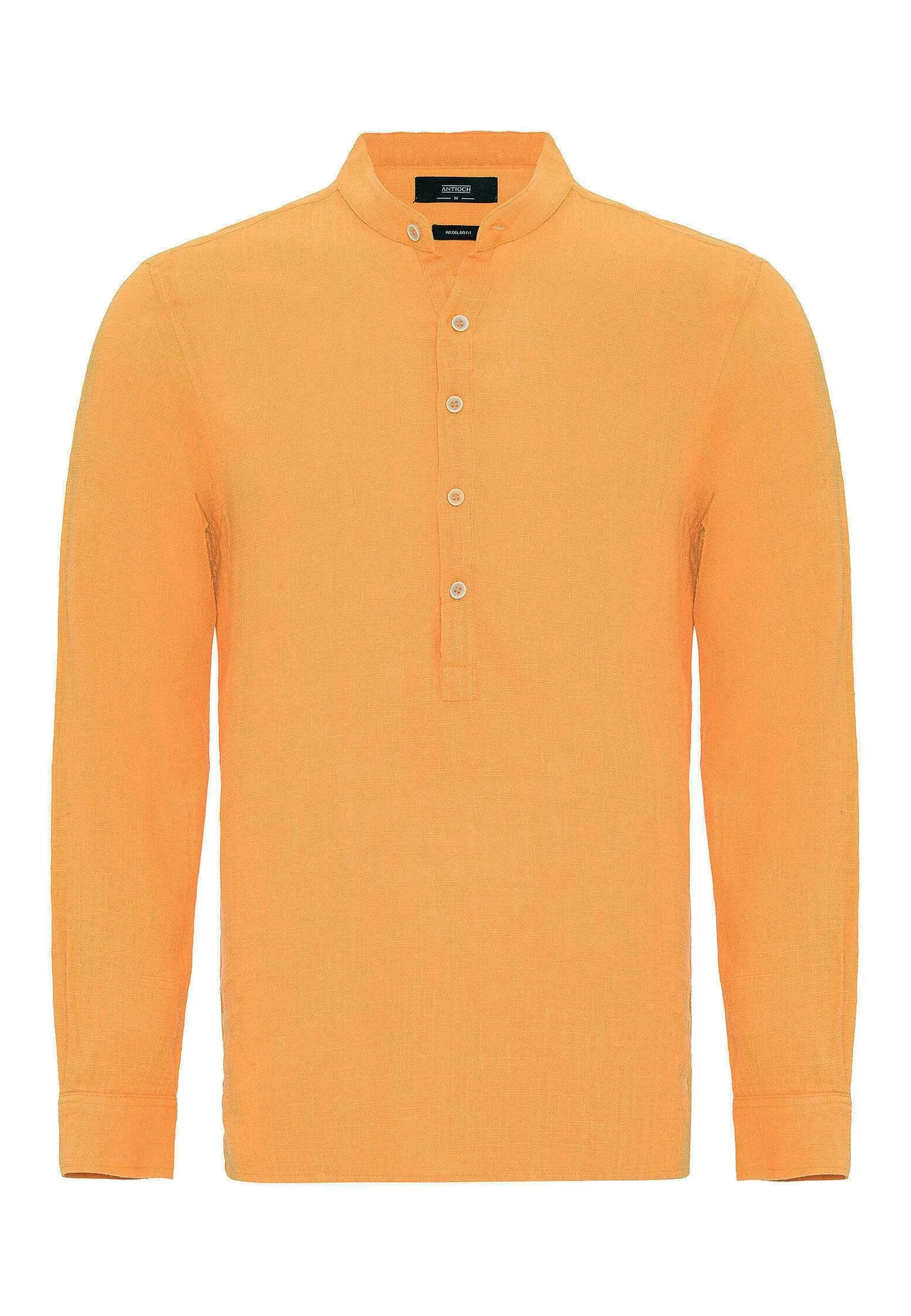 MANDARIN COLLAR LONG SLEEVE   - Camicia