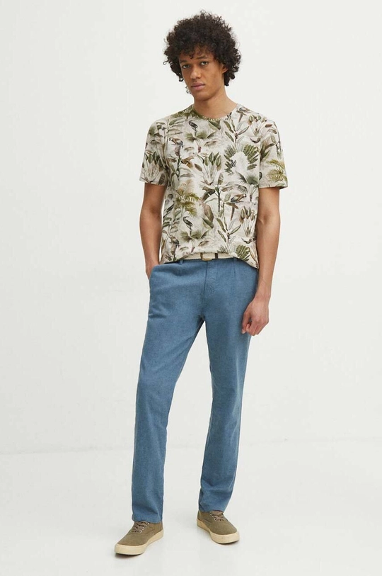 Medicine pantaloni in lino