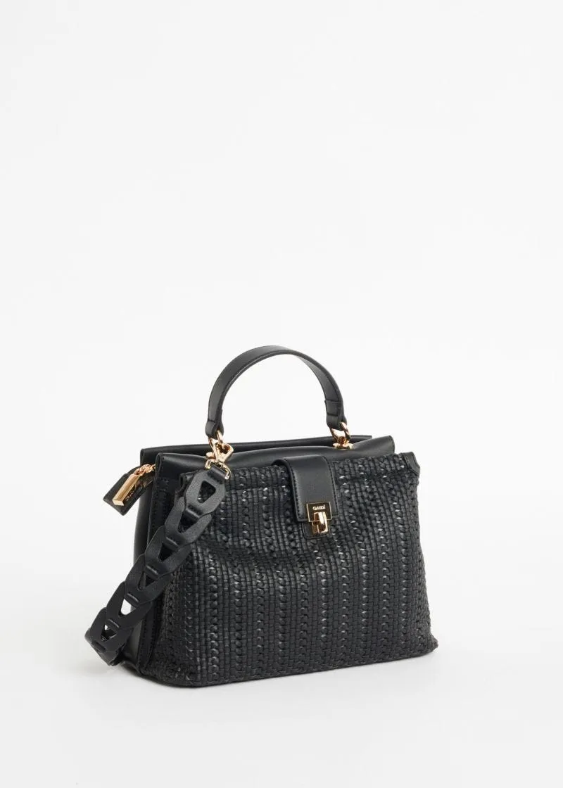Mini top handle in simil pelle