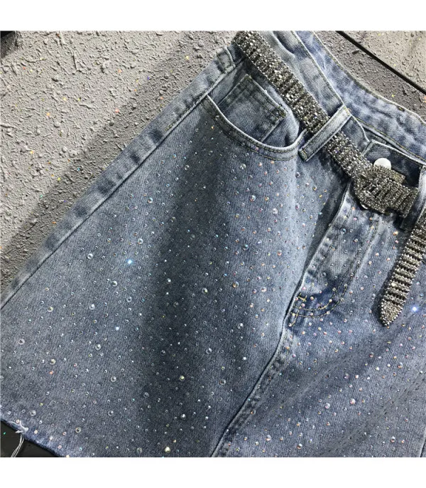 Minigonna denim fullstrass