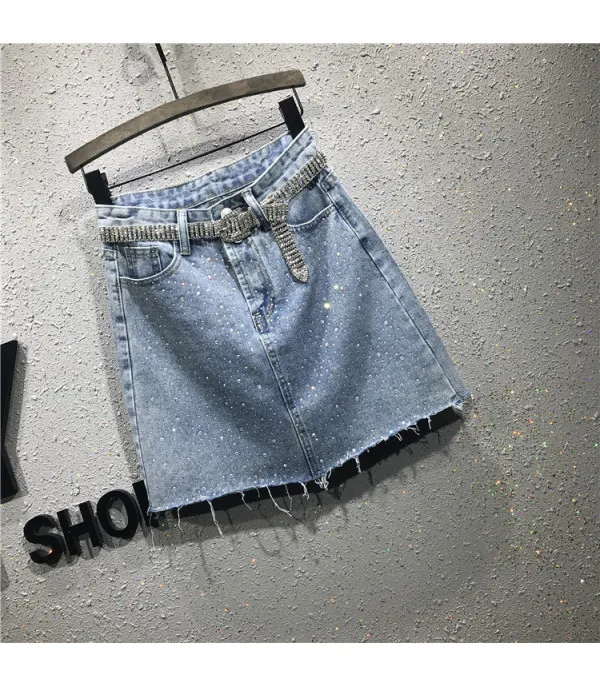 Minigonna denim fullstrass